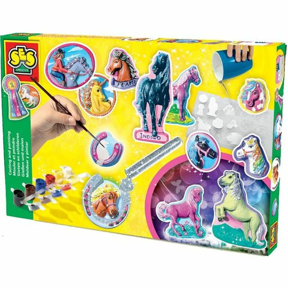 Set di Pasta Modellabile SES Creative Molding and painting - Fantasy horses