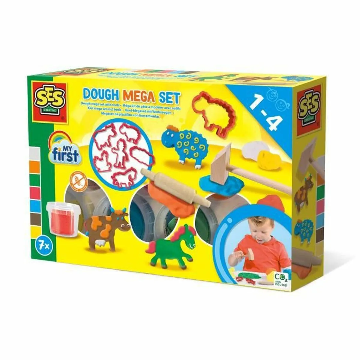 Set di Plastilina SES Creative My First Senza Glutine