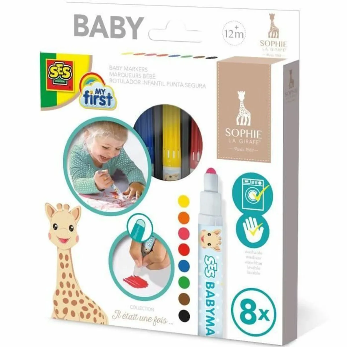 Pennarelli babies SES Creative SOPHIE LA GIRAFE