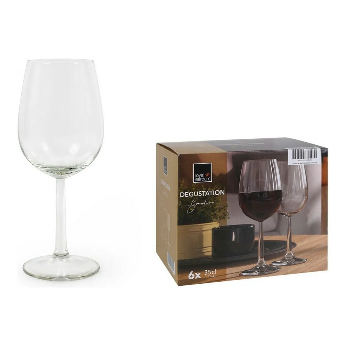 Set di Bicchieri Royal Leerdam Degustation 350 ml (6 Unità)