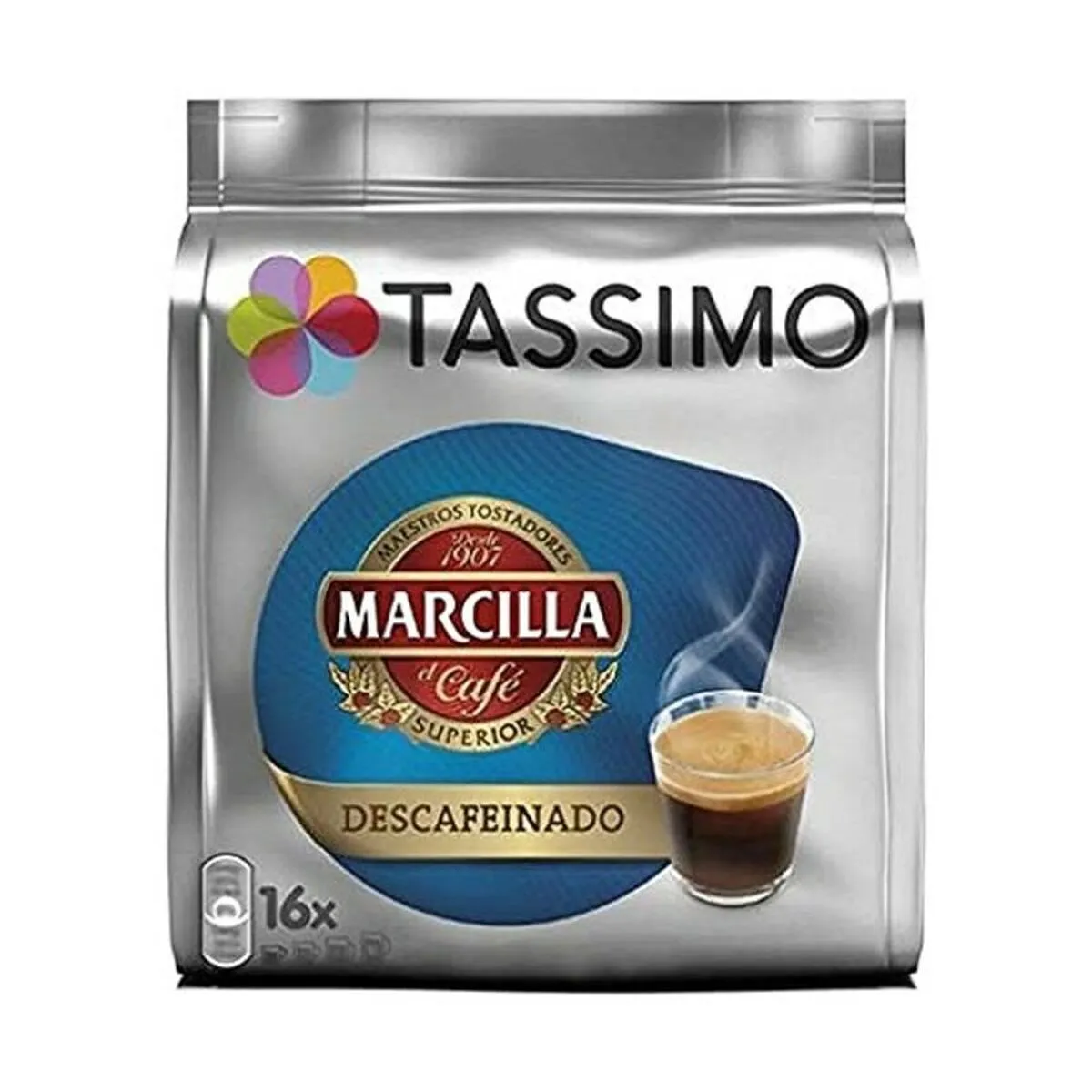 Capsule di caffè Marcilla Decaffeinato (16 uds)