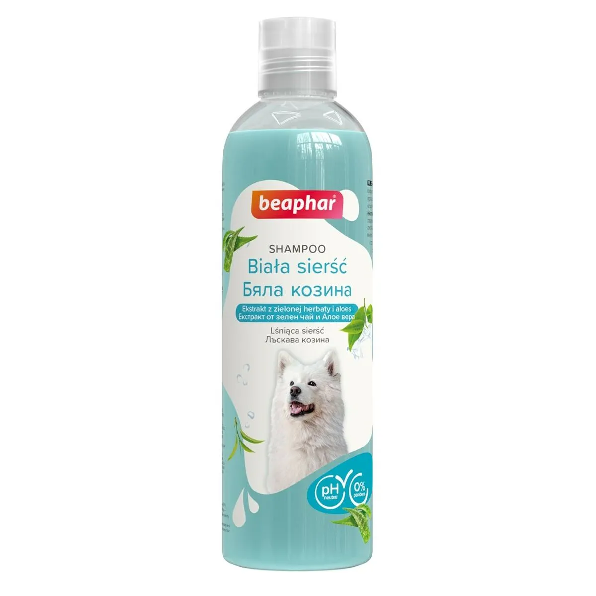 Shampoo per animali domestici Beaphar White coat 250 ml