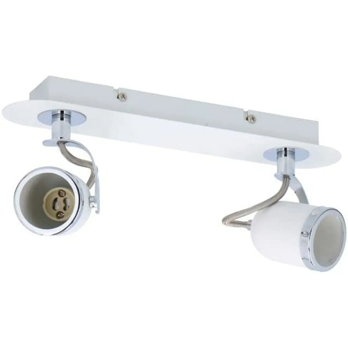 Lampadario 50 W Metallo Bianco 360º (8 x 13 x 31 cm)