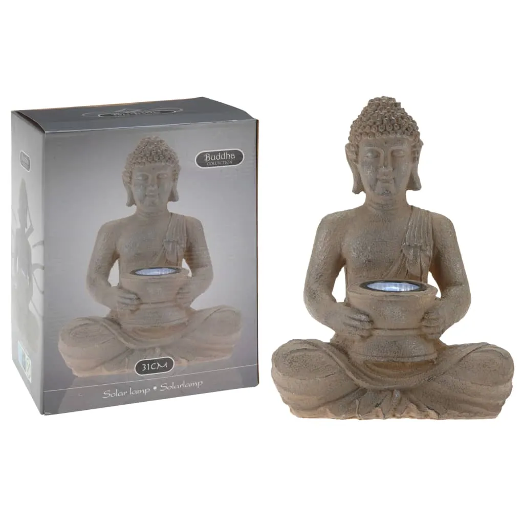 ProGarden Buddha in Polystone con Luce Solare