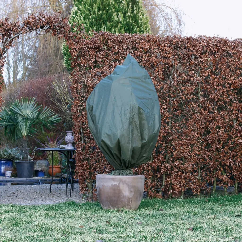 Nature Coperture Invernali in Pile 3 pz 50 g/m² 100x50 cm Verde