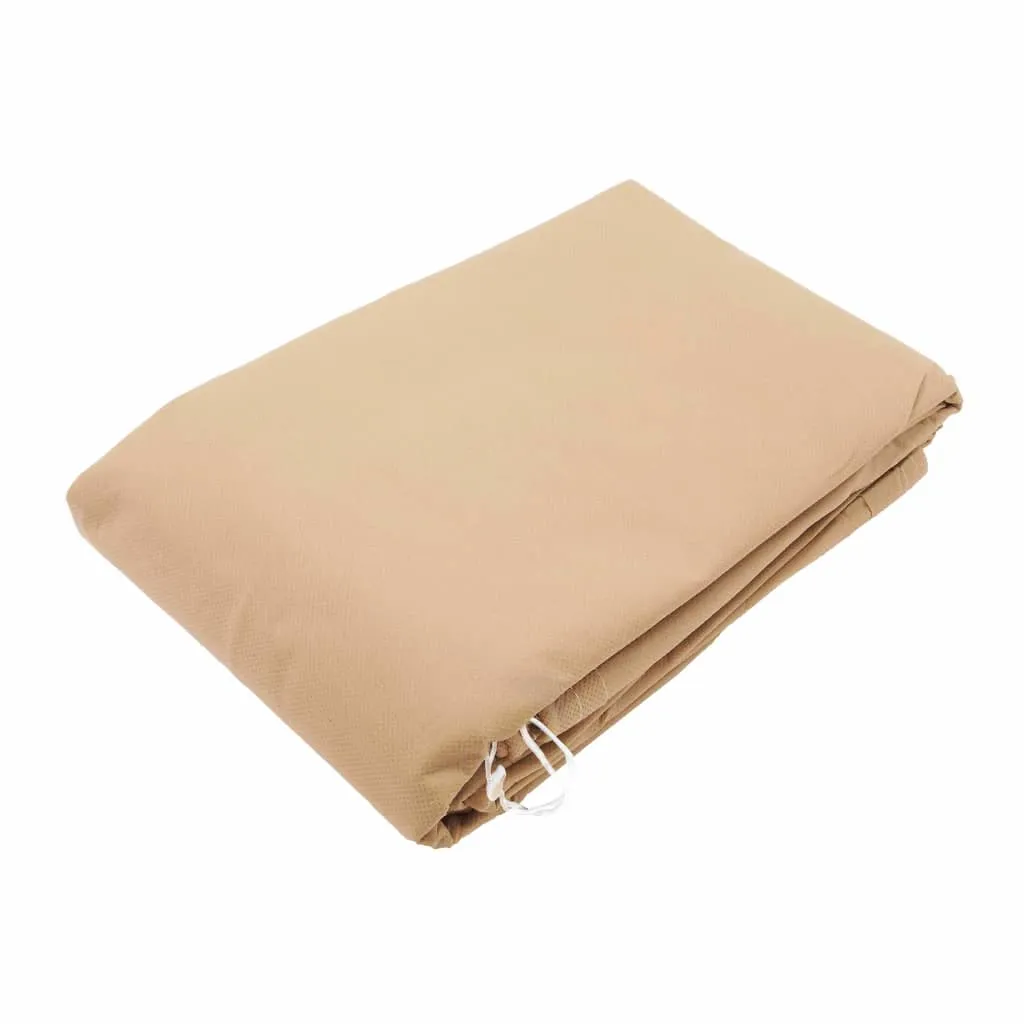 Nature Telo Antigelo in Pile con Zip 70 g/m² Beige 2x2,5 m