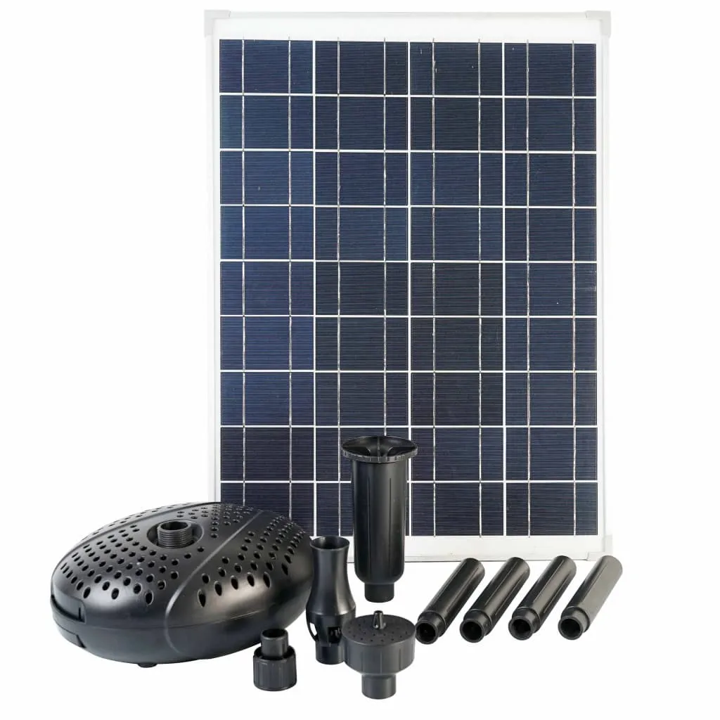 Ubbink Set per Fontana SolarMax 2500 con Pannello Solare e Pompa