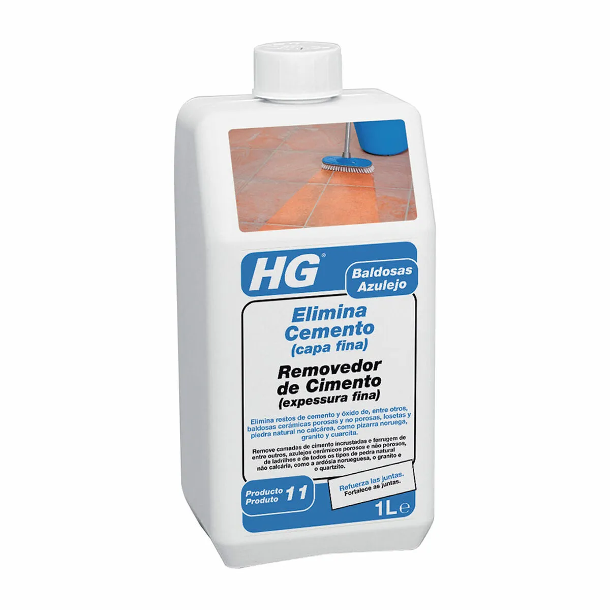 Detergente per pavimenti HG Cemento Mattonella e piastrella 1 L