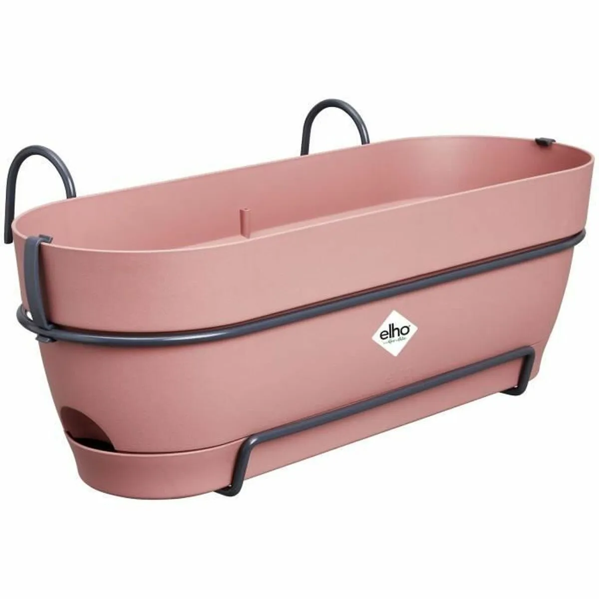 Vaso rettangolare da Balcone Elho   50 cm Rettangolare Rosa Plastica