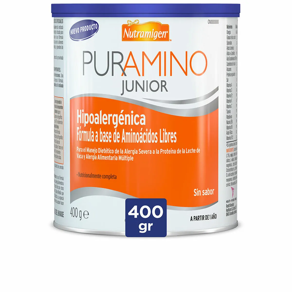 Latte in Polvere Nutramigen Puramino Junior 400 g