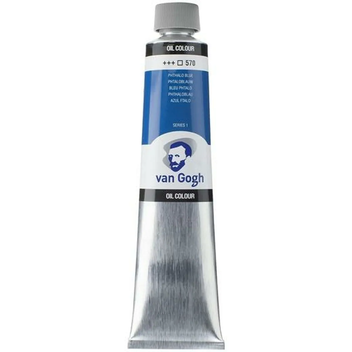 Pittura ad olio Talens Van Gogh 570 Azzurro 200 ml