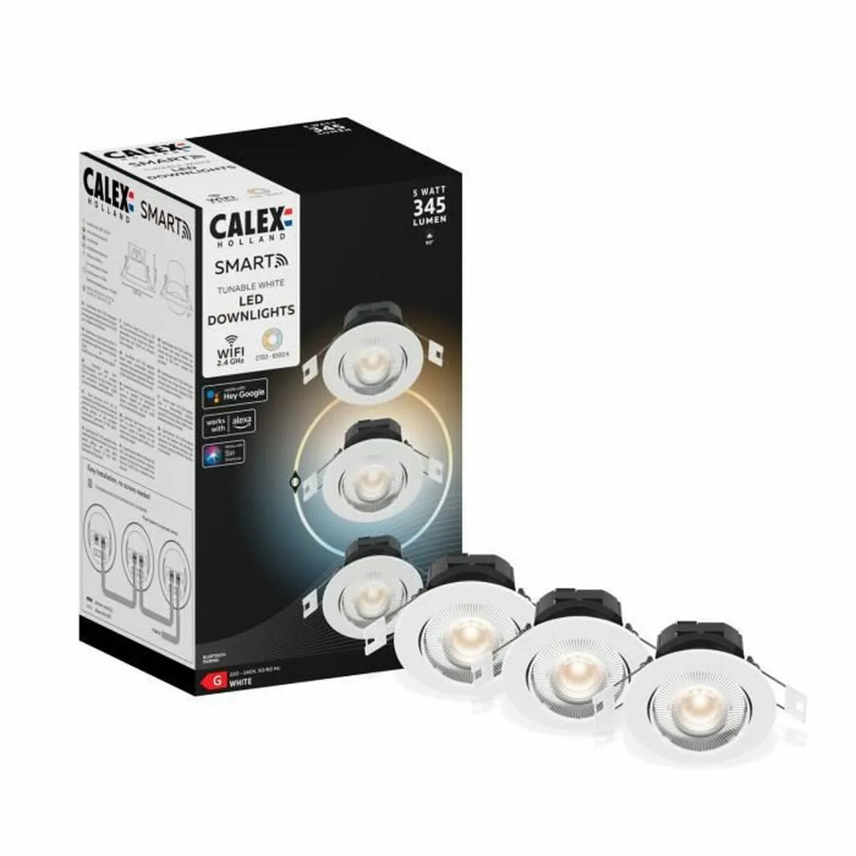 Lampadario Calex 5 W (3 Unità)