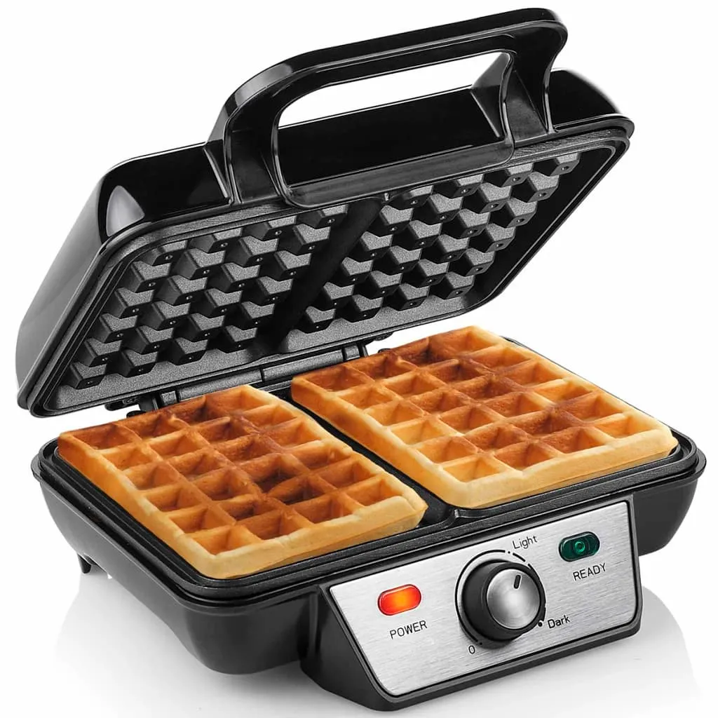 Tristar Cialdiera per Waffle WF-2195 Nera 1000 W 2 Waffle