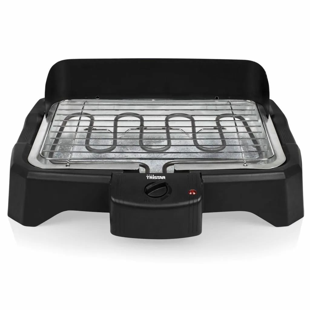 Tristar Barbecue da Tavolo Elettrico 2000 W 34,5x23 cm Nero