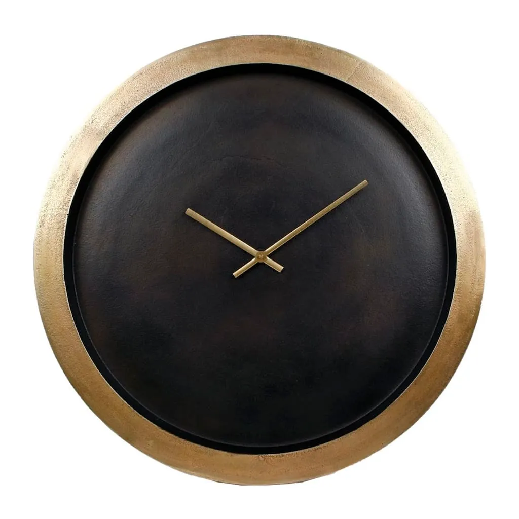 Gifts Amsterdam Orologio da Parete Avigon in Alluminio Oro e Nero 55cm