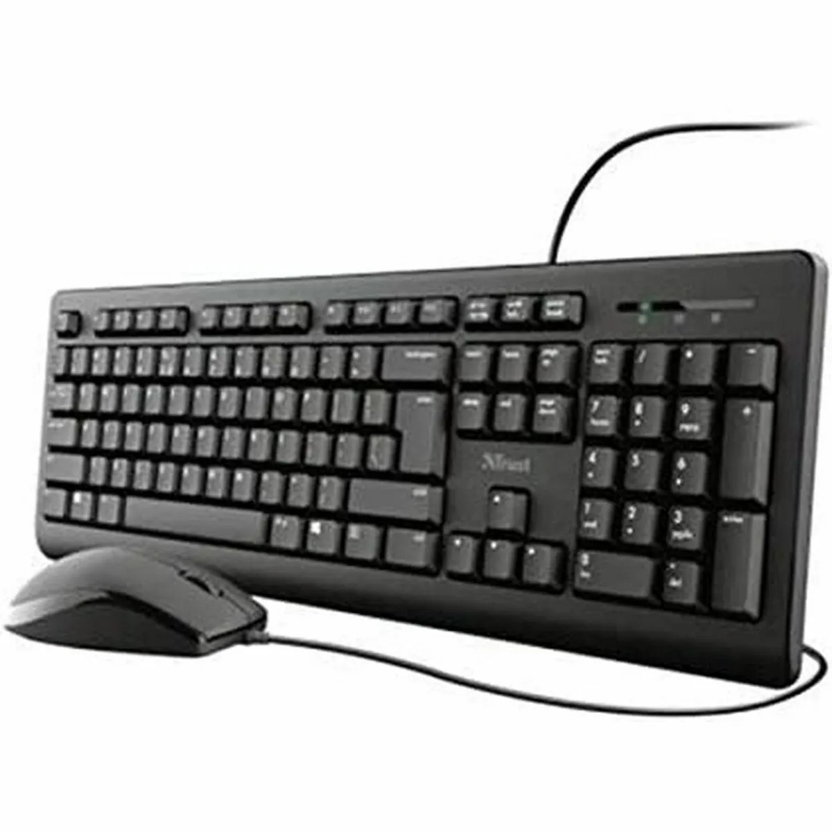 Tastiera e Mouse Trust TKM-250 Nero Qwerty in Spagnolo