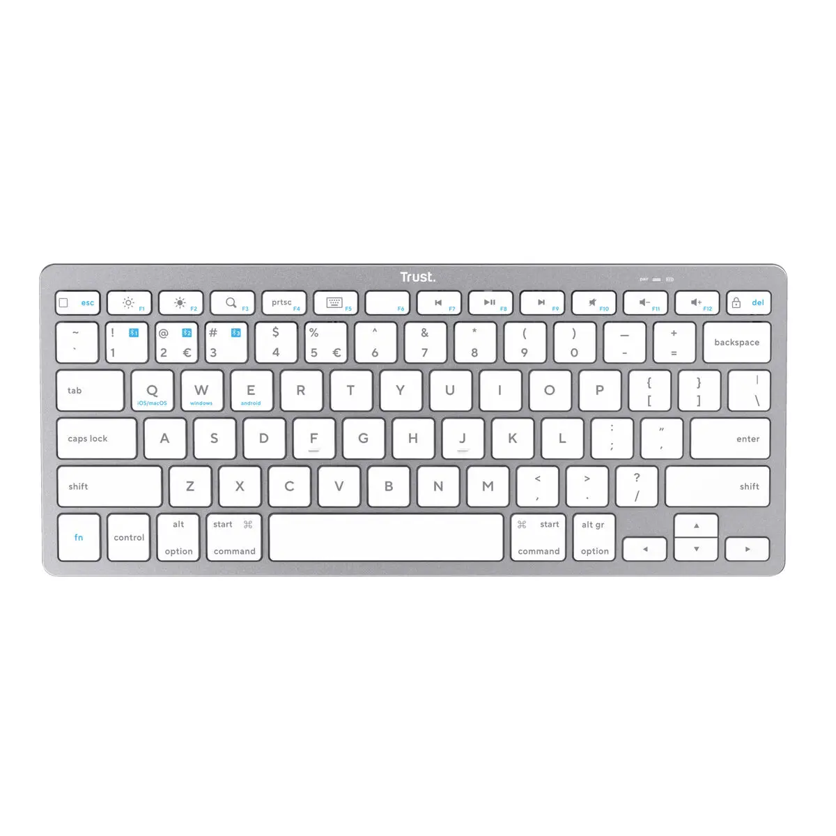 Tastiera Wireless Trust 24653 Qwertz Tedesco