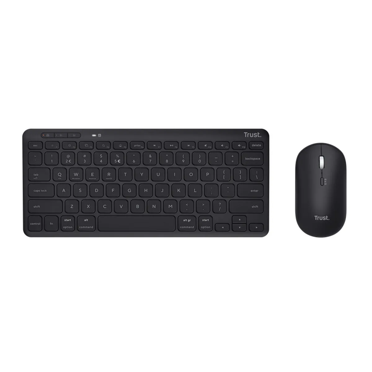 Tastiera e Mouse Trust 25061 Nero Spagnolo QWERTY