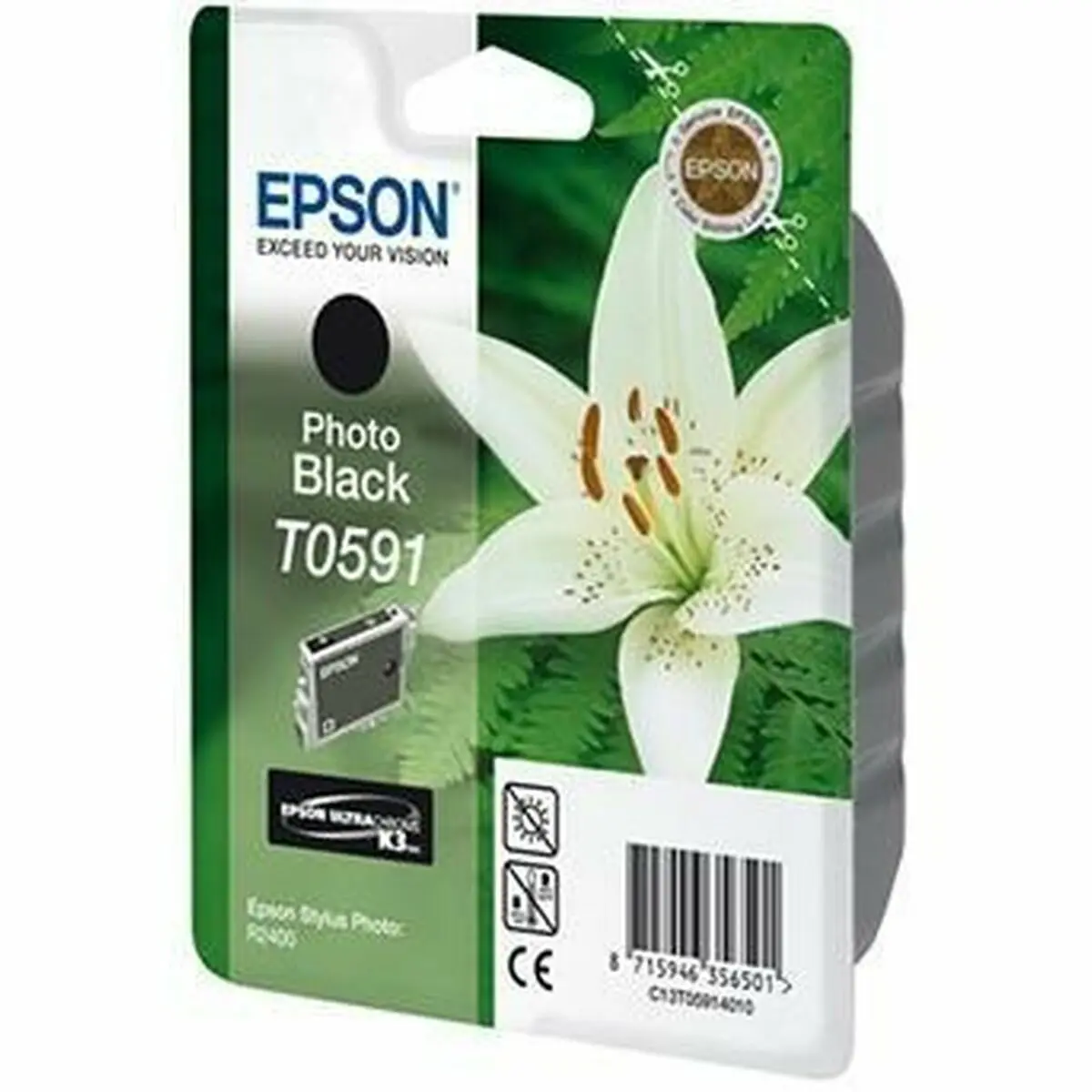 Cartuccia ad Inchiostro Originale Epson C13T05914010 Bianco Nero