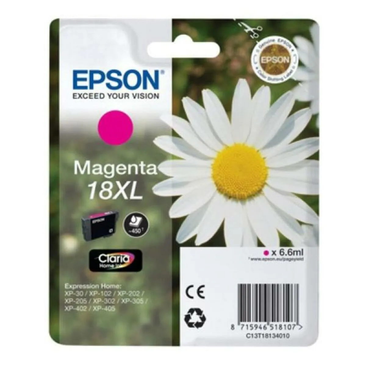 Cartuccia ad Inchiostro Originale Epson 18XL Magenta