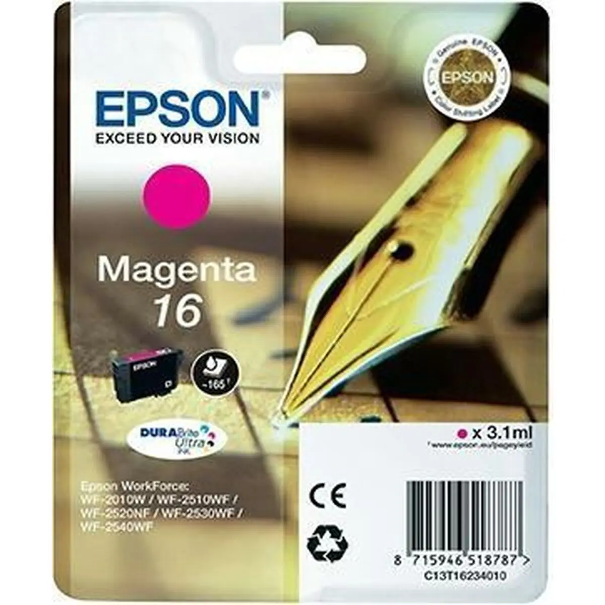 Cartuccia d'inchiostro compatibile Epson Cartucho Epson 16 magenta Magenta