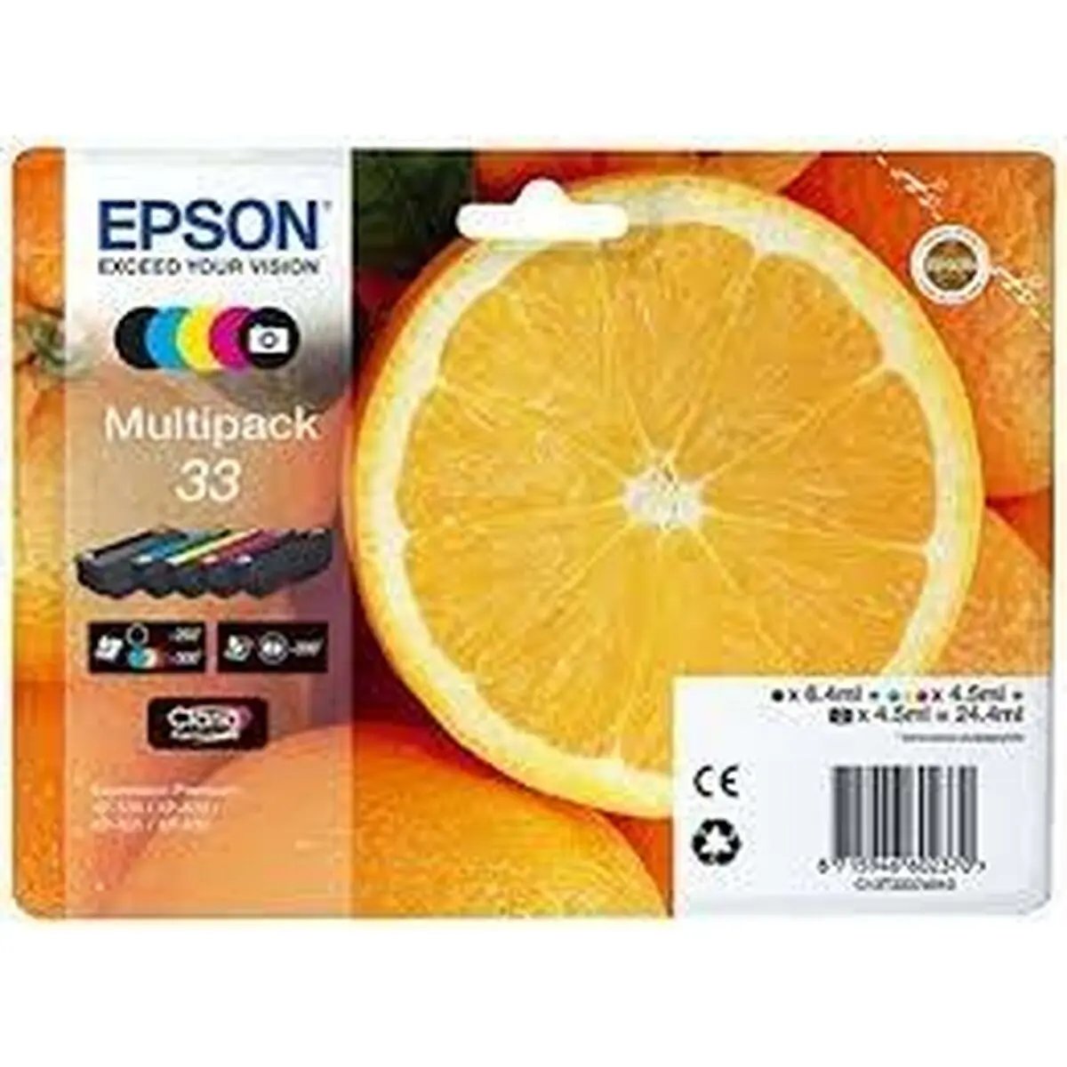 Cartuccia ad Inchiostro Originale Epson Multipack 5-colours 33 Claria Premium Ink Multicolore