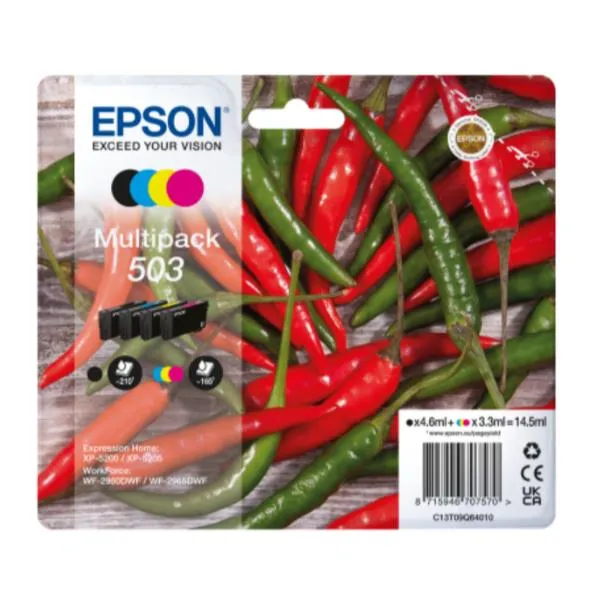 CARTUCCE PEPERONCINO4-COL 503XL