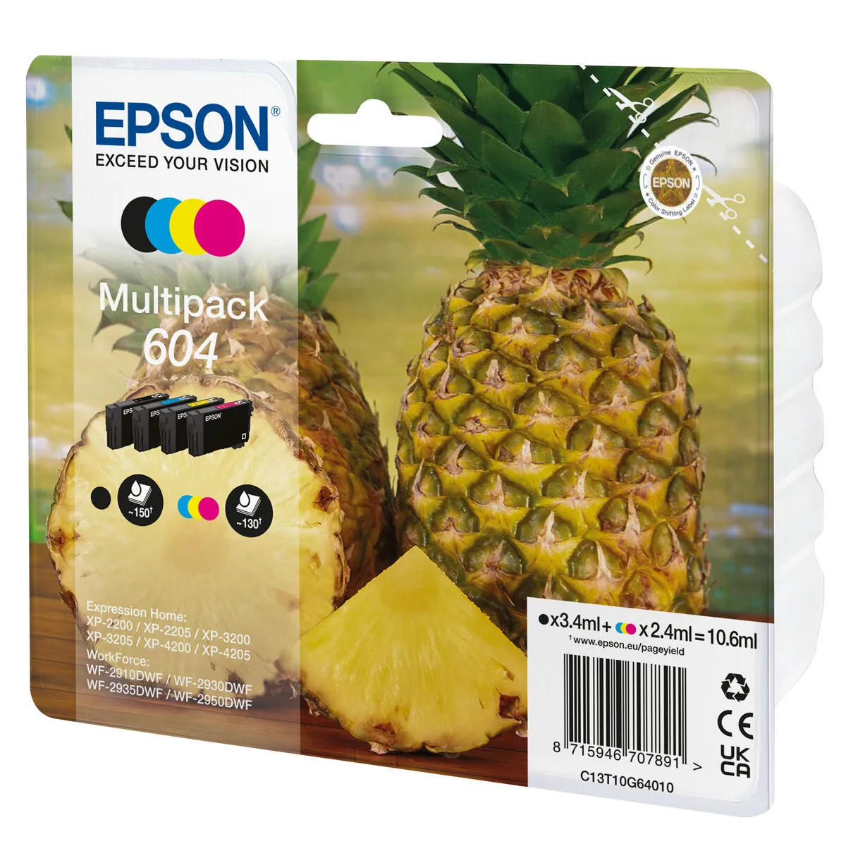 Cartuccia ad Inchiostro Originale Epson C13T10G64020 Multicolore