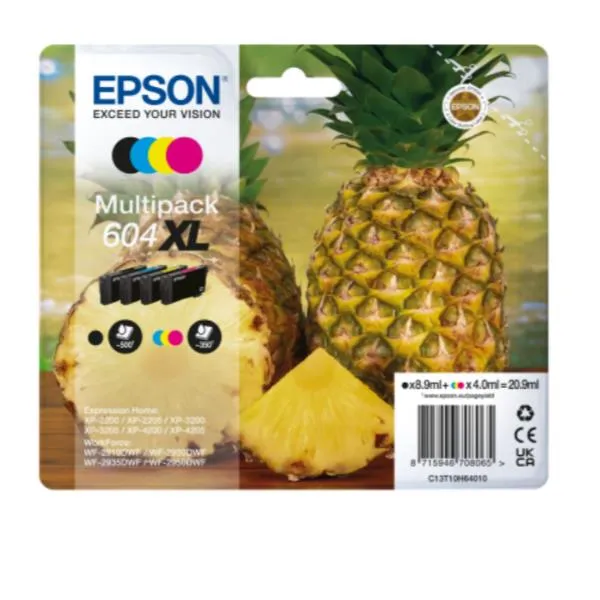 CARTUCCE INK ANANAS 4-COL 604XL