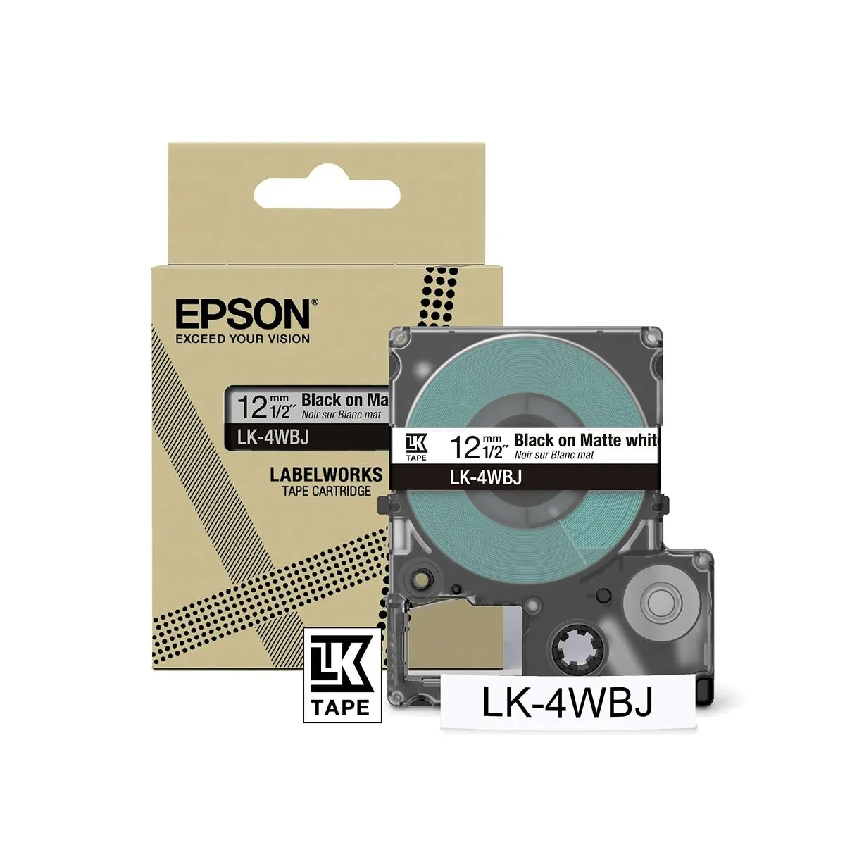 Cartuccia ad Inchiostro Originale Epson LK-4WBJ Nero