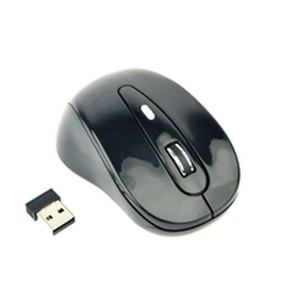 Mouse senza Fili GEMBIRD MUSW-6B-01 Nero Monocromatica Nero/Grigio