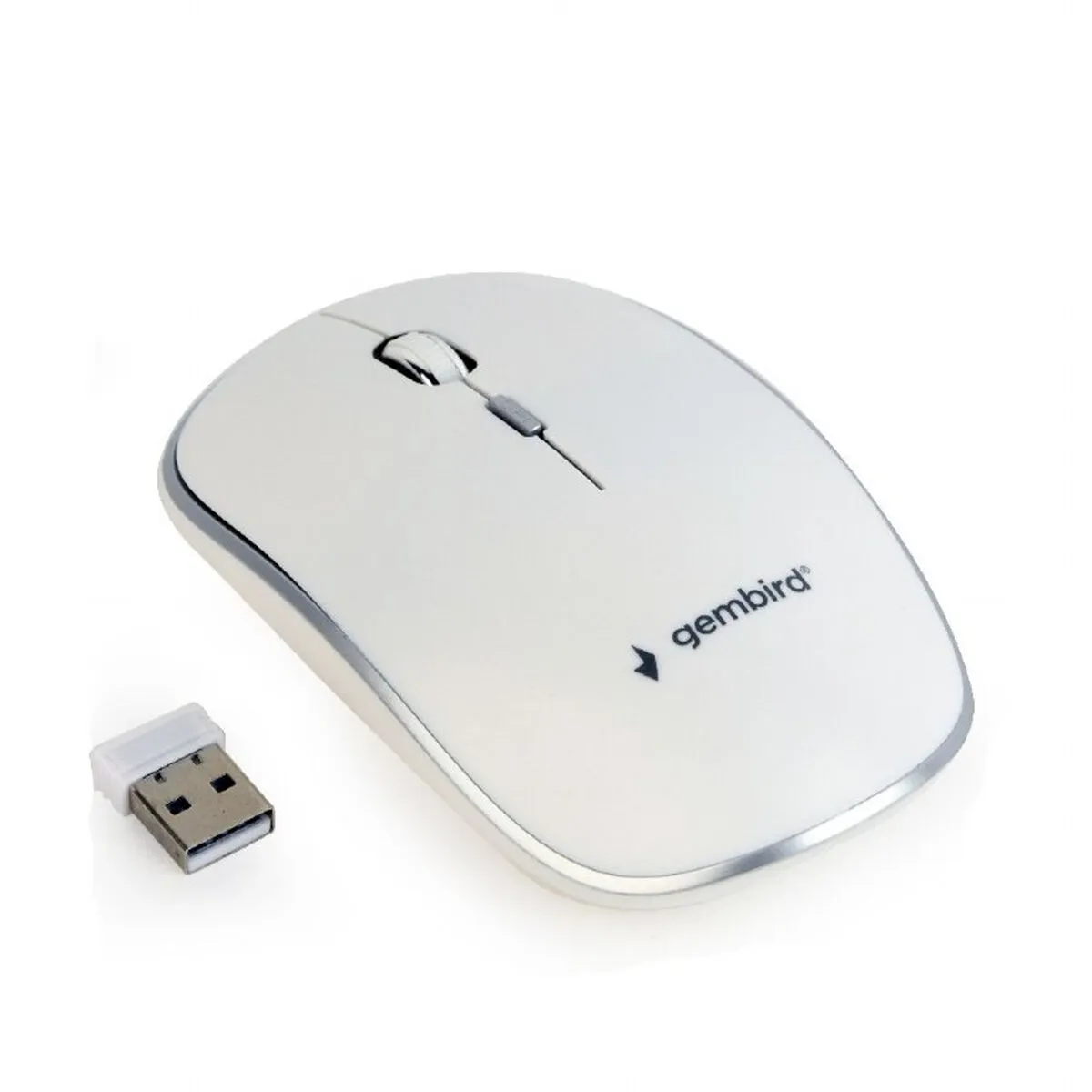 Mouse Ottico Wireless GEMBIRD MUSW-4B-01-W Bianco (1 Unità)