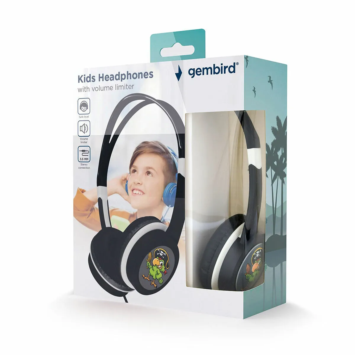 Cuffie GEMBIRD MHP-JR-BK Per bambini