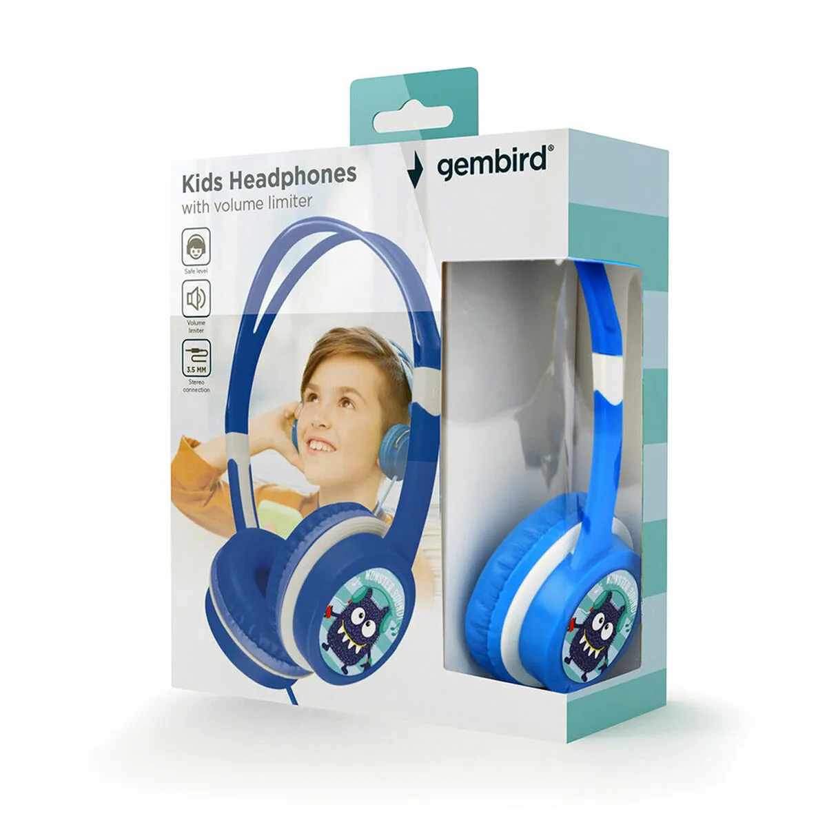 Cuffie GEMBIRD MHP-JR-B Per bambini