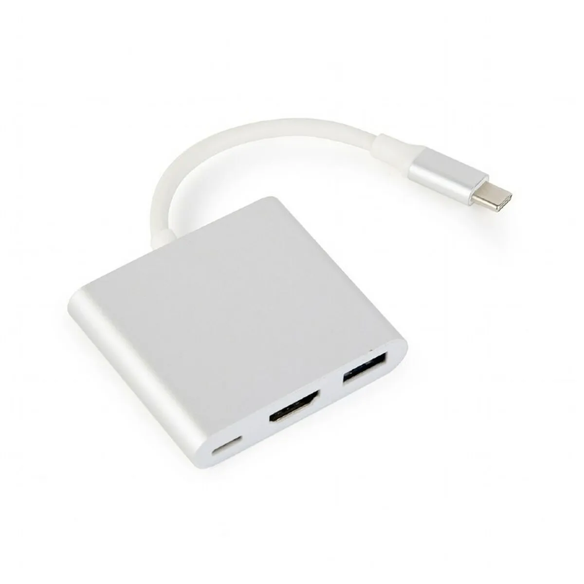 Hub USB-C 3 Porte GEMBIRD A-CM-HDMIF-02-SV Argentato