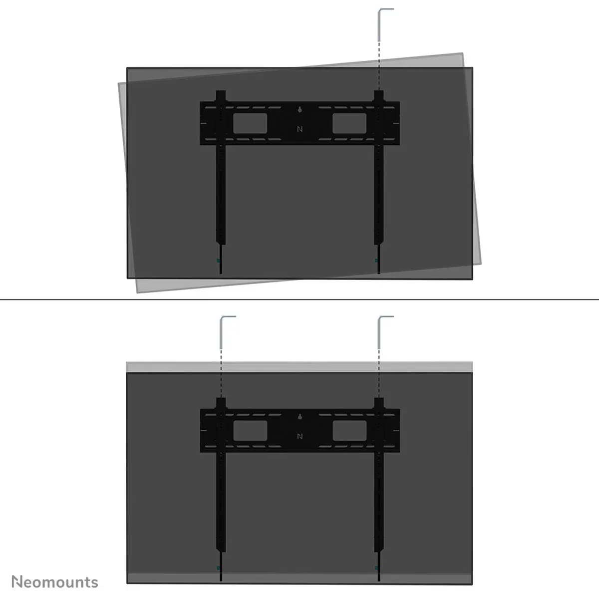 Supporto TV Neomounts WL30-750BL18 43"