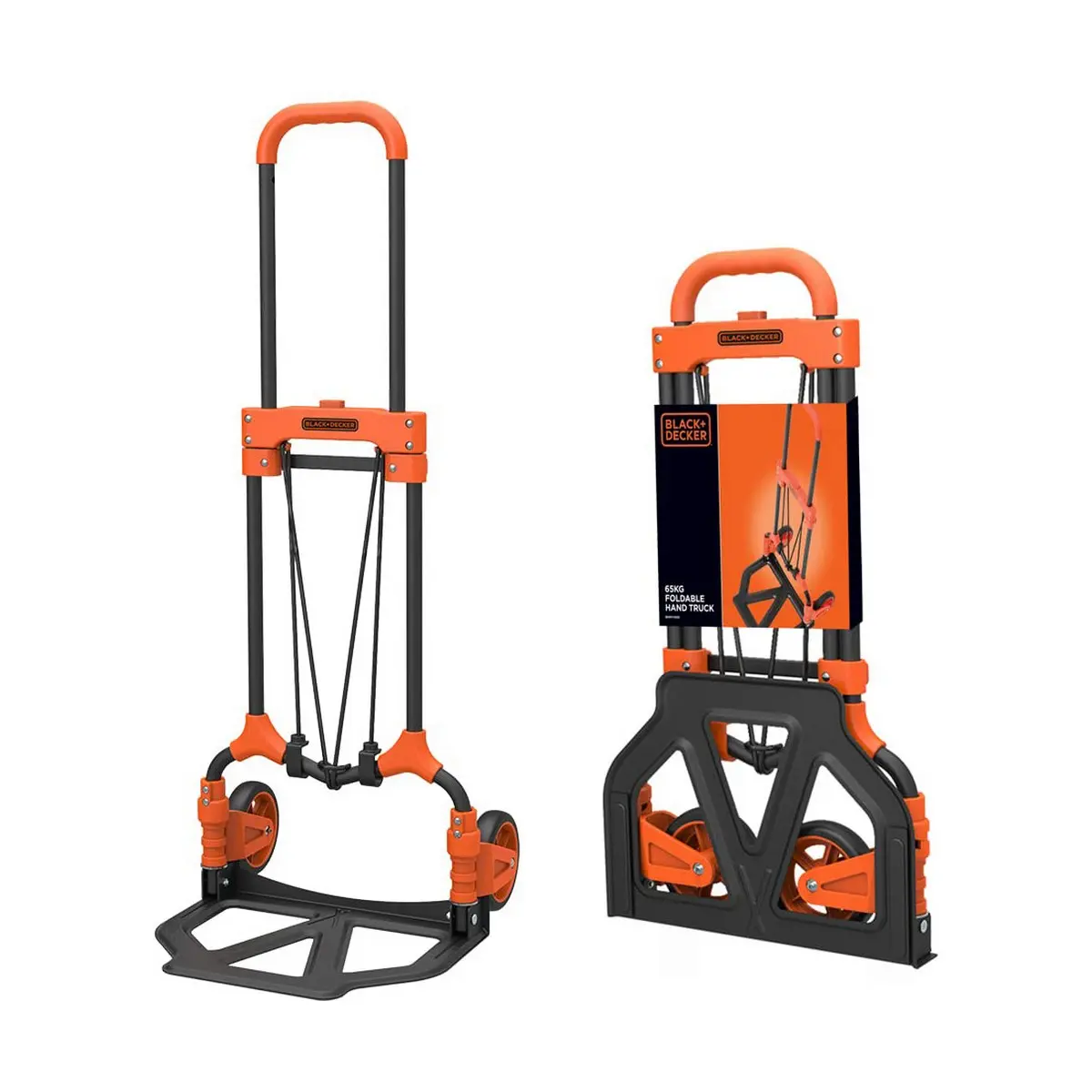 Carriola Black & Decker Nero Arancio 65 Kg 40 x 41 x 102 cm Pieghevole