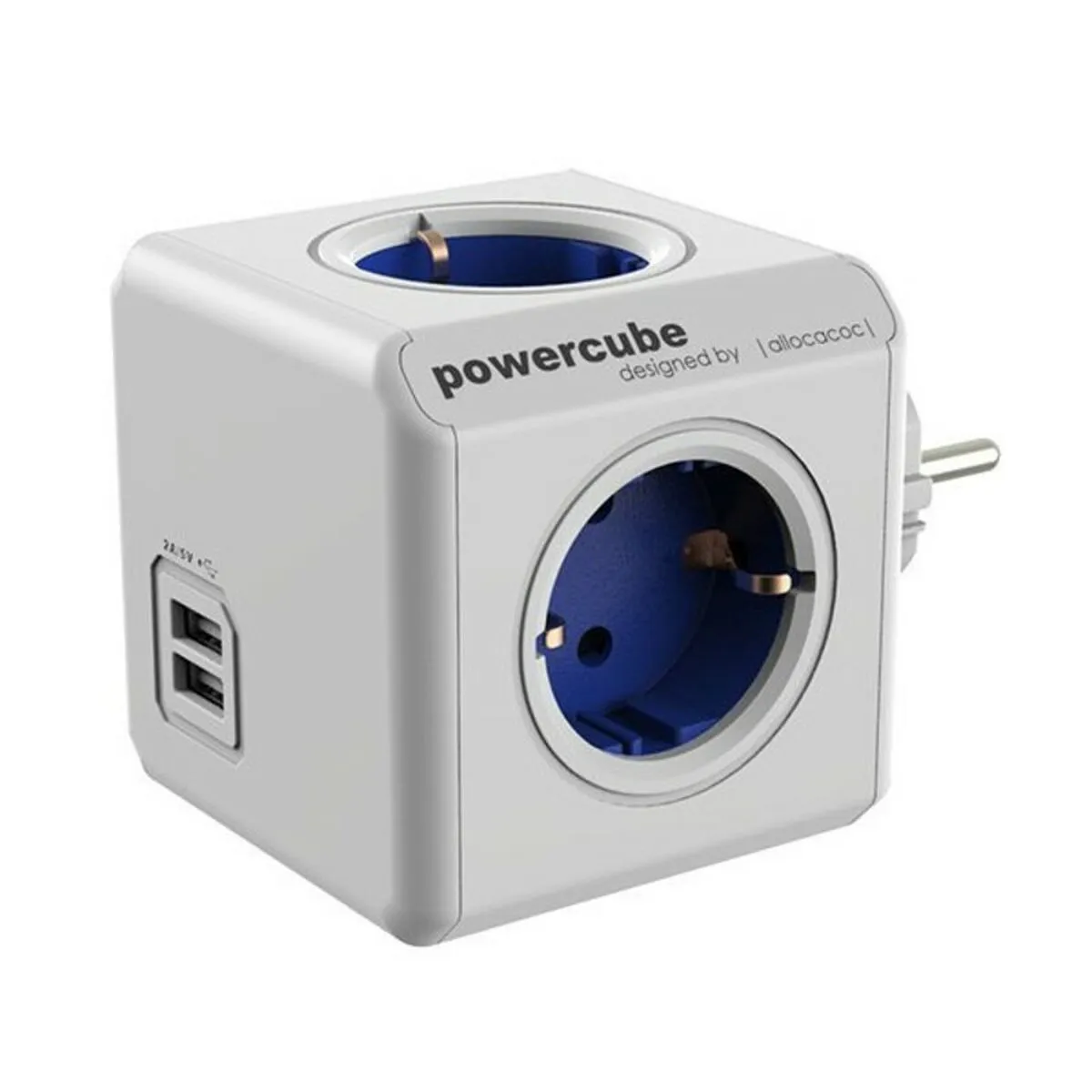 Multipresa Cubo Power Cube Allocacoc 1202BL/DEOUPC USB