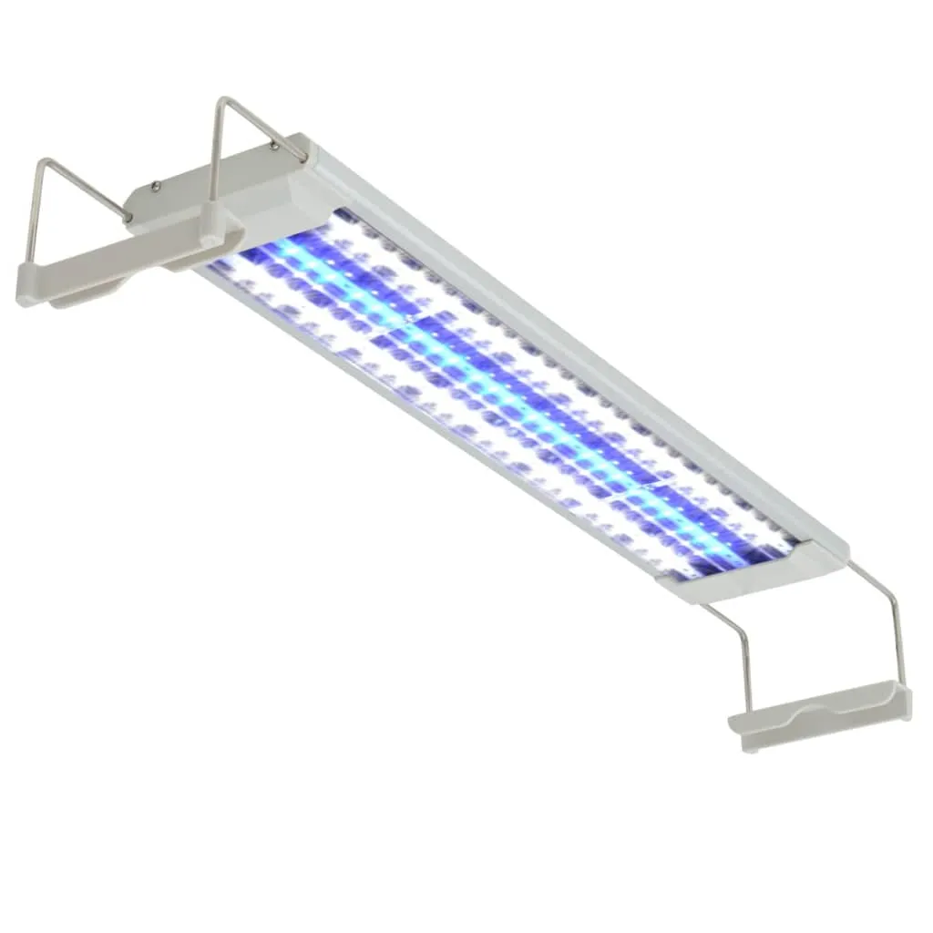 vidaXL Lampada LED per Acquario 50-60 cm in Alluminio IP67