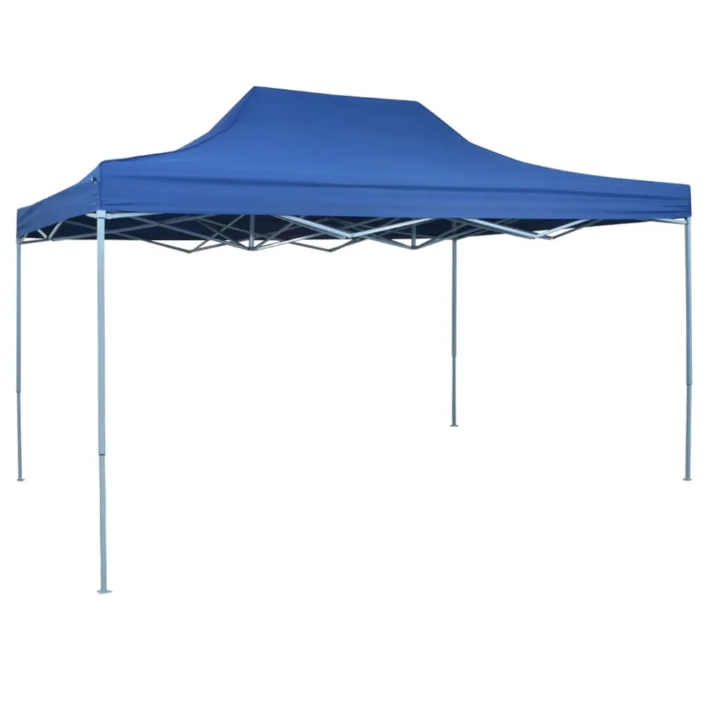 vidaXL Tenda Pieghevole Pop-Up 3x4,5 m Blu