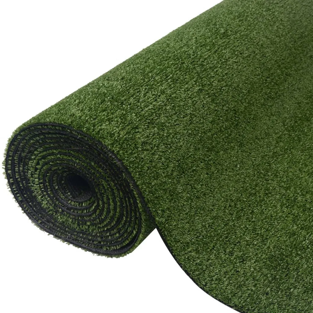 vidaXL Prato Sintetico 1x25 m/7-9 mm Verde