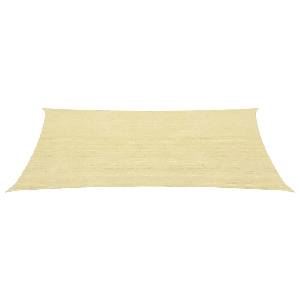 vidaXL Vela Parasole in HDPE Quadrata 2x2 m Beige