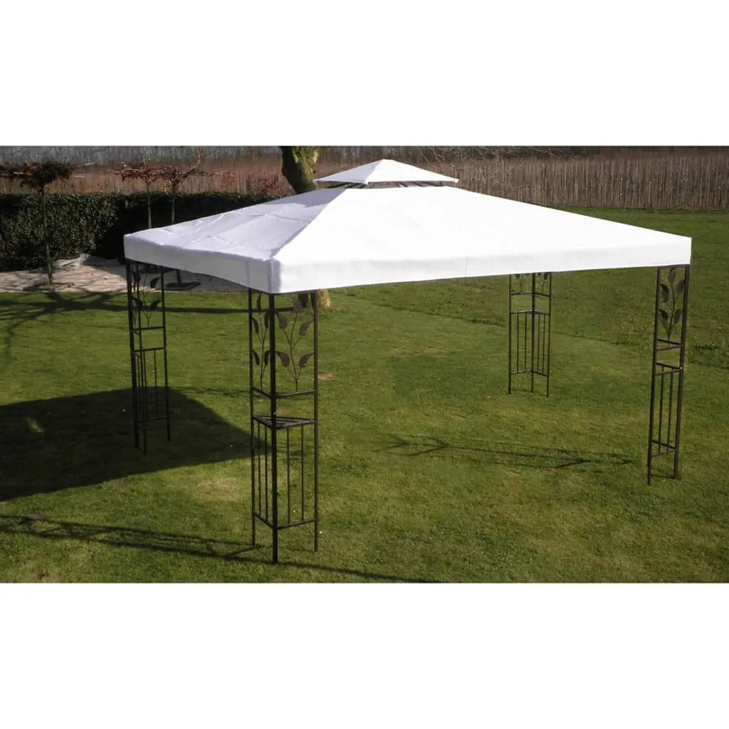 vidaXL Gazebo Bianco 3x4 m