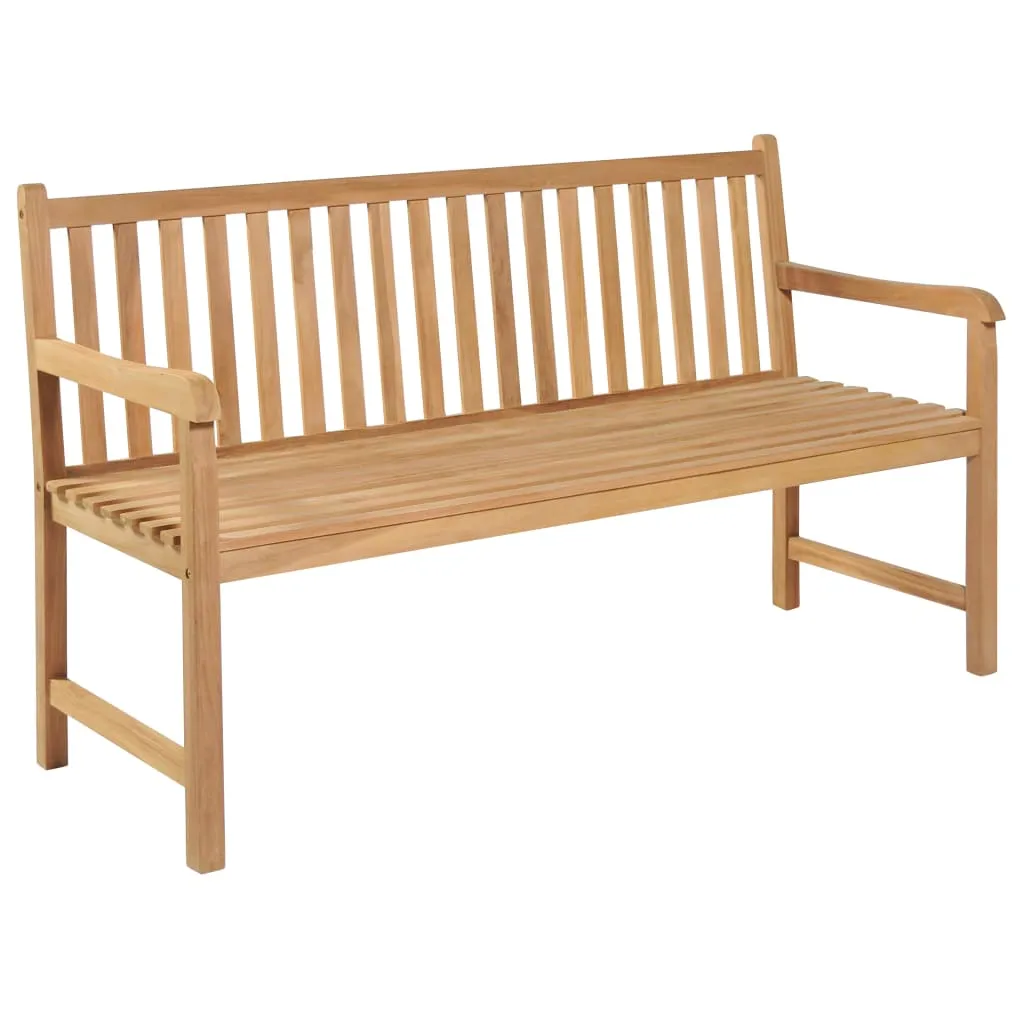 vidaXL Panchina da Giardino 150 cm in Teak