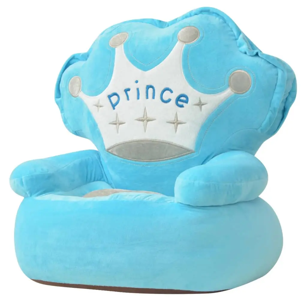 Poltrona in Peluche per Bambini Principe Blu