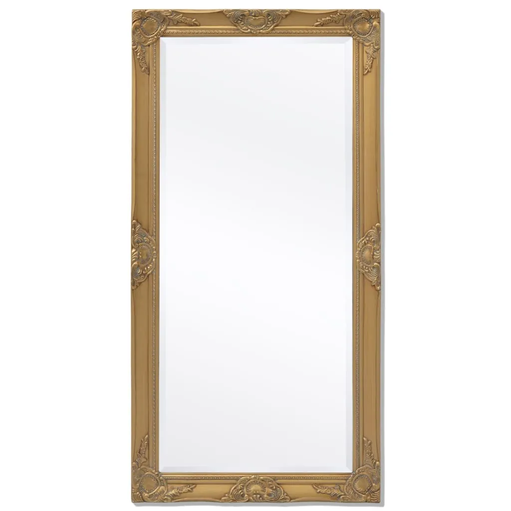 vidaXL Specchio da Parete Stile Barocco 120x60 cm Oro