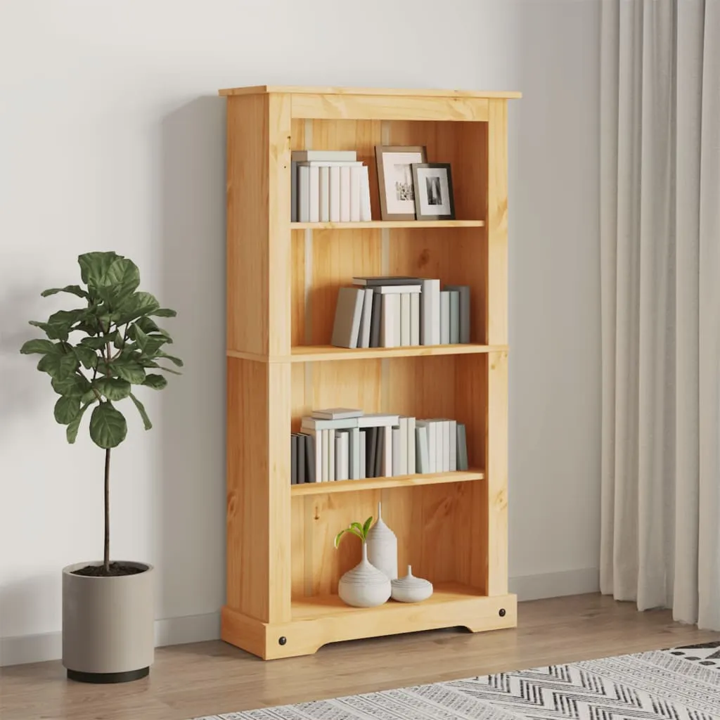 vidaXL Libreria a 4 Ripiani Pino Messicano Corona Range 81x40x170 cm