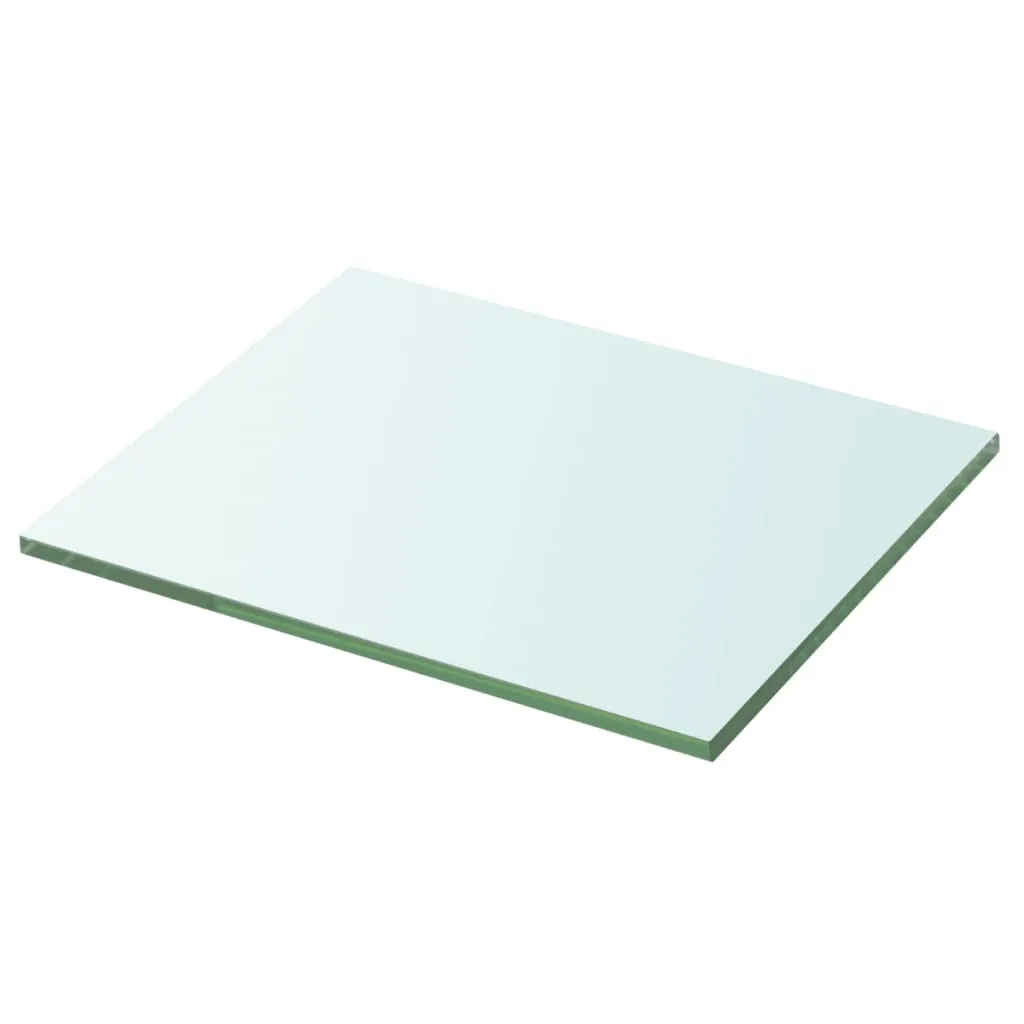 vidaXL Lastra in Vetro Bianco 20x25 cm