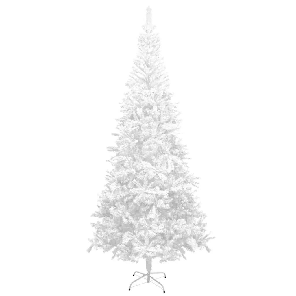 vidaXL Albero di Natale Artificiale L 240 cm Bianco