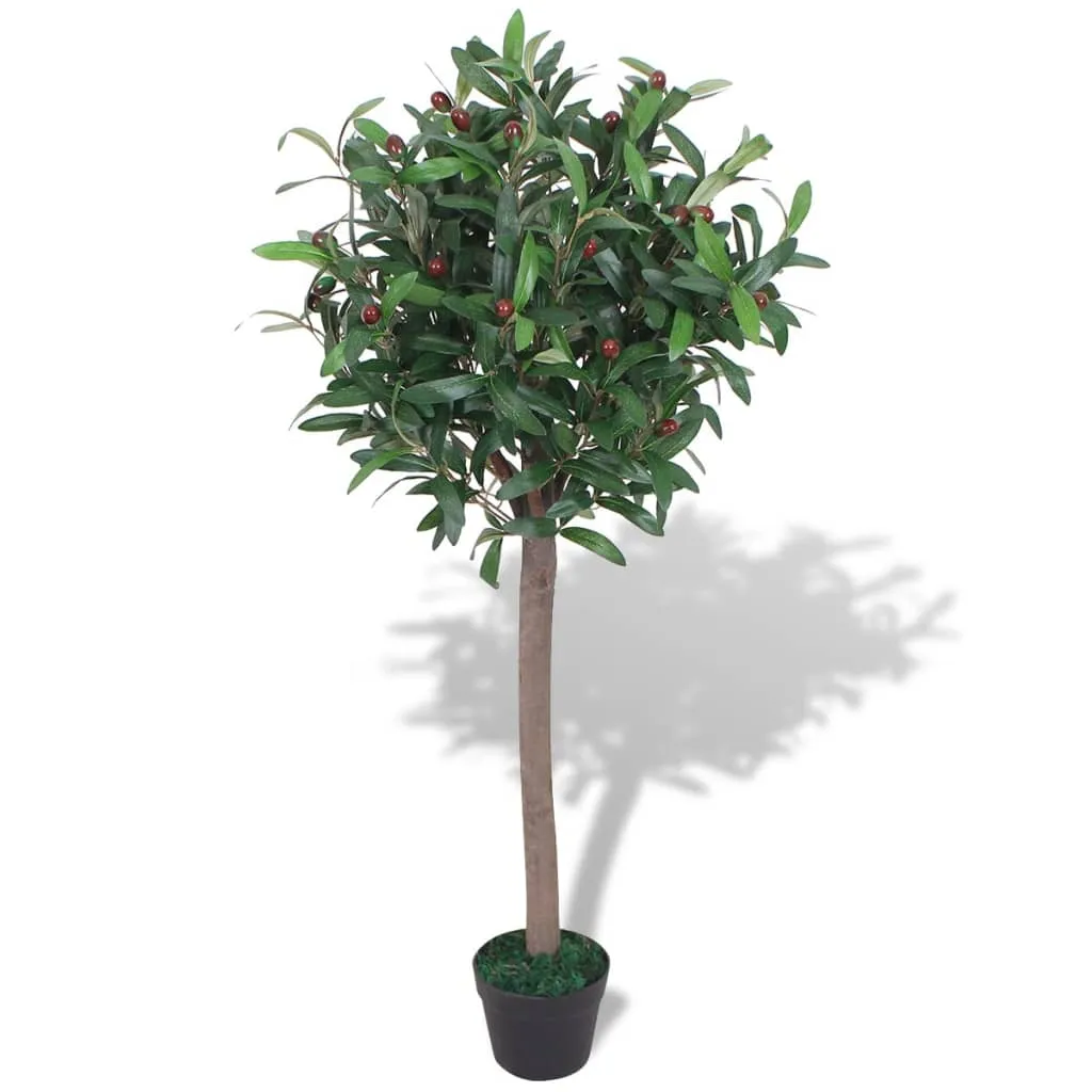 vidaXL Albero di Alloro Pianta Artificiale con Vaso 120 cm Verde